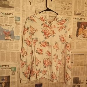 Floral hoodie